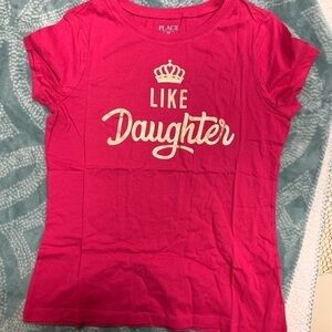 Women’s “like daughter” short sleeve